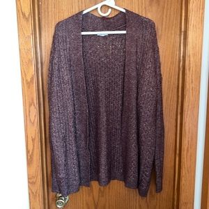 Maurices women’s medium purple sweater cardigan
